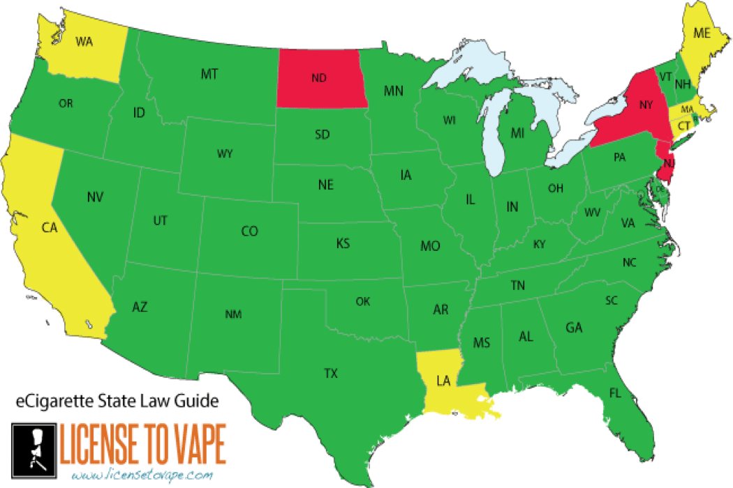 US Vaping & Ecig Laws State By State Guide of Regulations & Bans 2022
